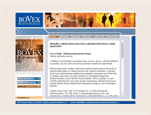 Tablet Screenshot of bovex.sk